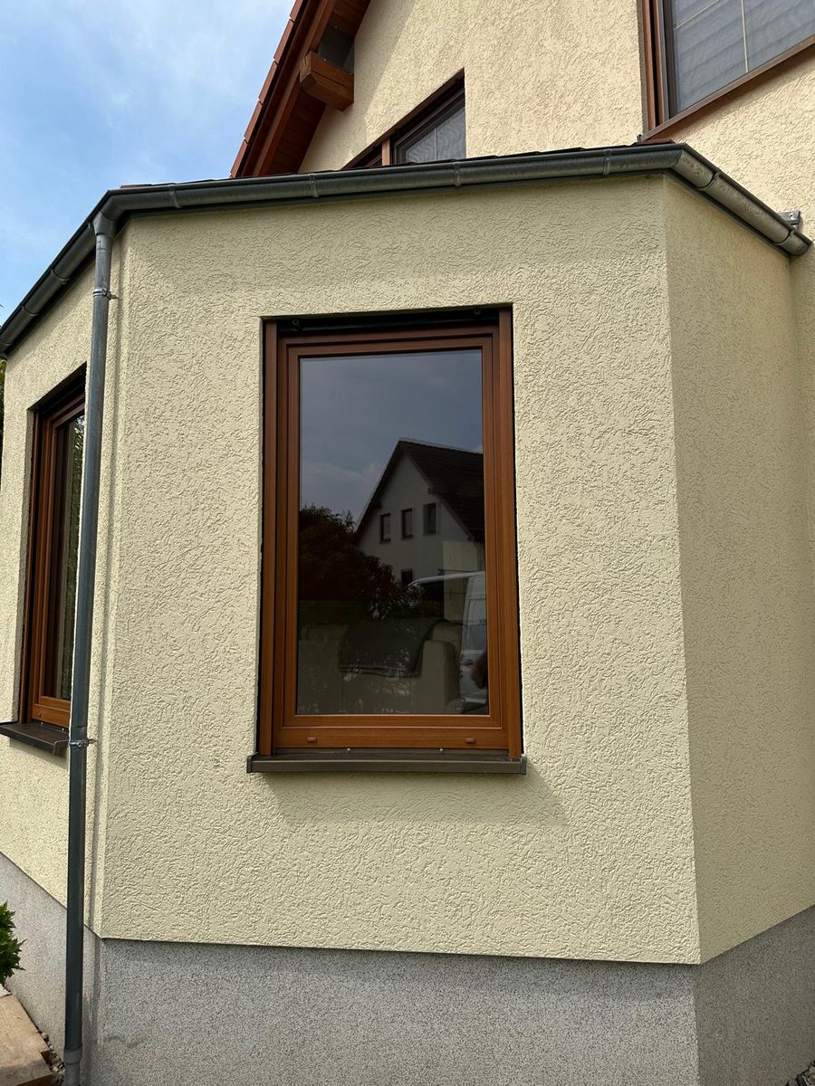 Holzdekor im Erker